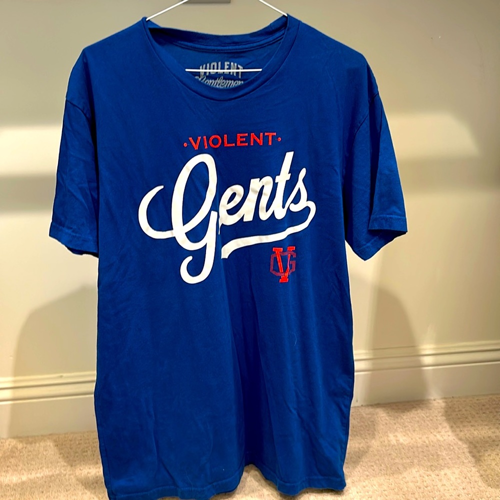 Violent gentlemen t-shirt size large. Worn once and great condition.